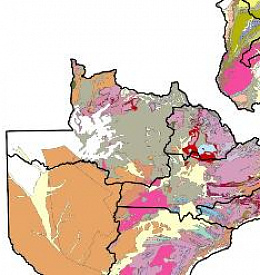 Search and exploration of mineral deposits in Africa